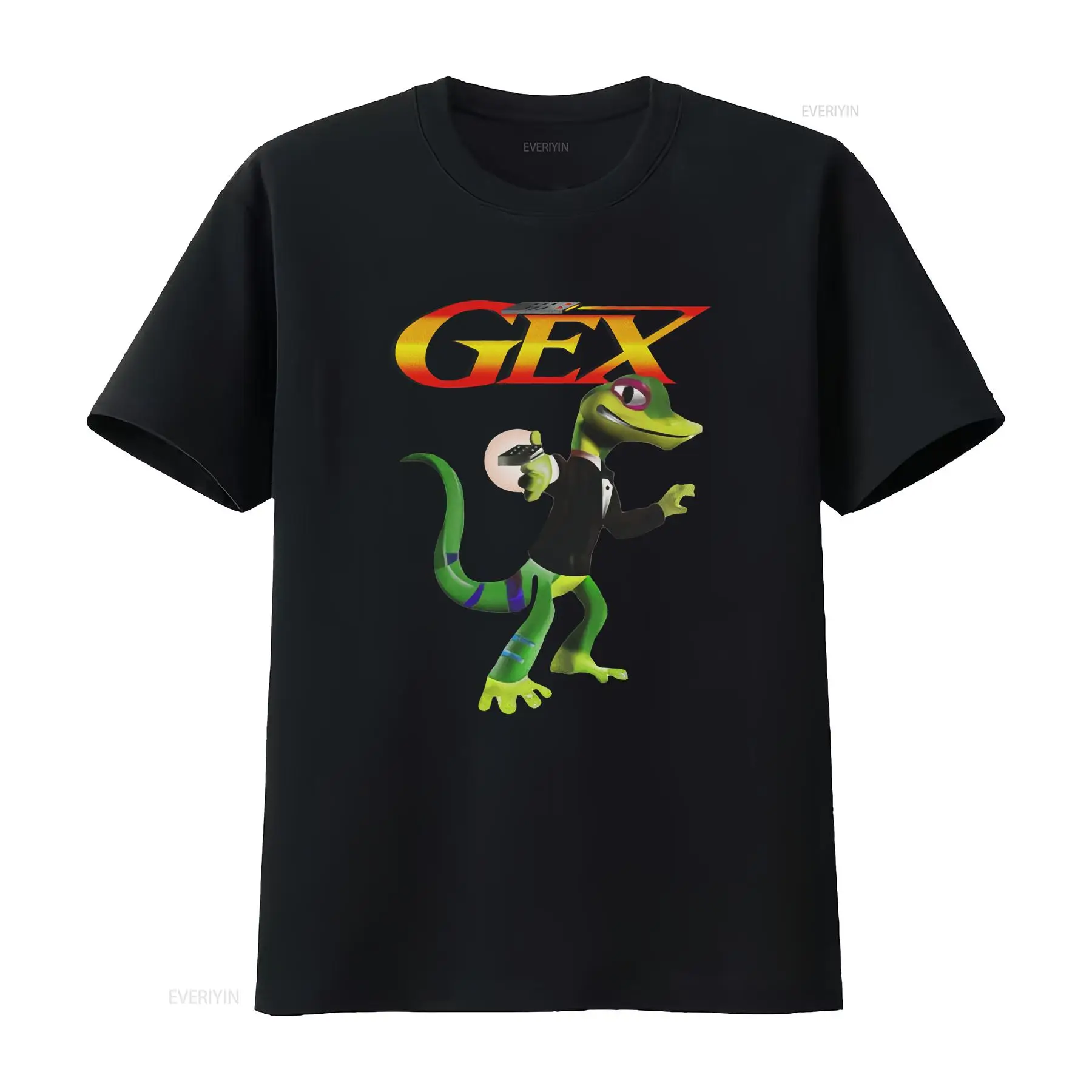 Retro Gaming Gamestop - เสื้อยืดเกม Gecko Ps1 คลาสสิค เกมย้อนยุค แอคชั่น