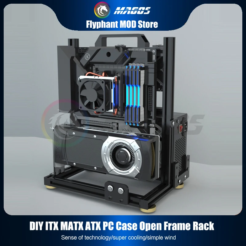 Retro Gaming Pc Case - ตู้สำหรับเล่นเกม DIY แชสซี ITX MATX ATX