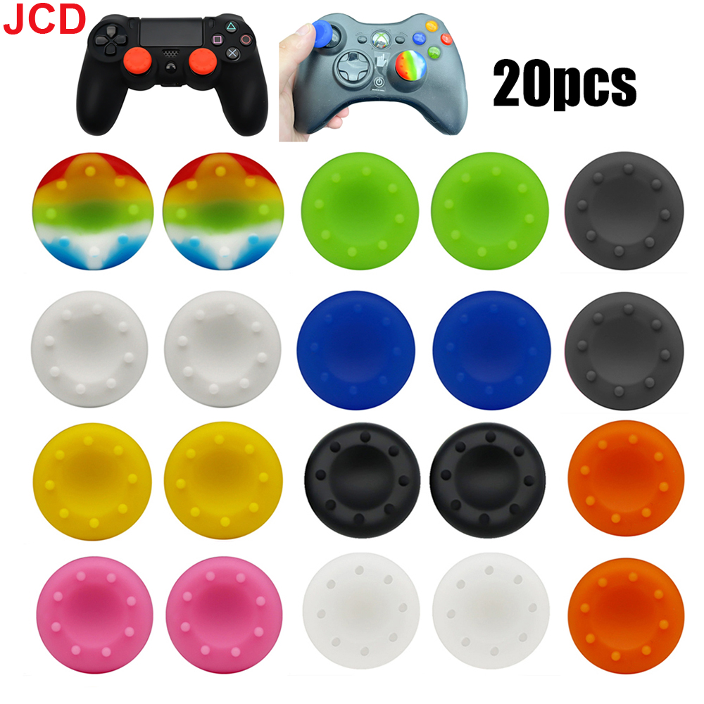 Retro Gaming Xbox One - JCD 20 ชิ้น ปลอกหุ้มอนาล็อกธัมบ์สติ๊ก สำหรับจอย PS5