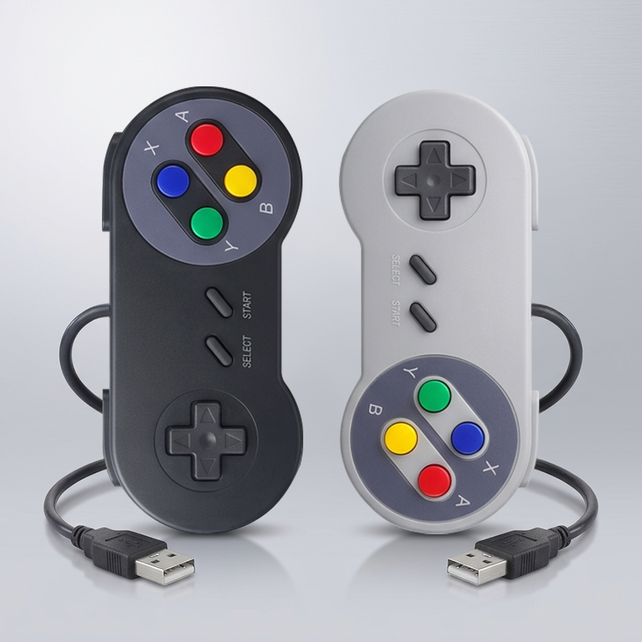 Retro Gaming Raspberry Pi 5 - จอยสติ๊กเกม USB สำหรับเล่นเกมย้อนยุค สำหรับพีซี NESPi RetroPie