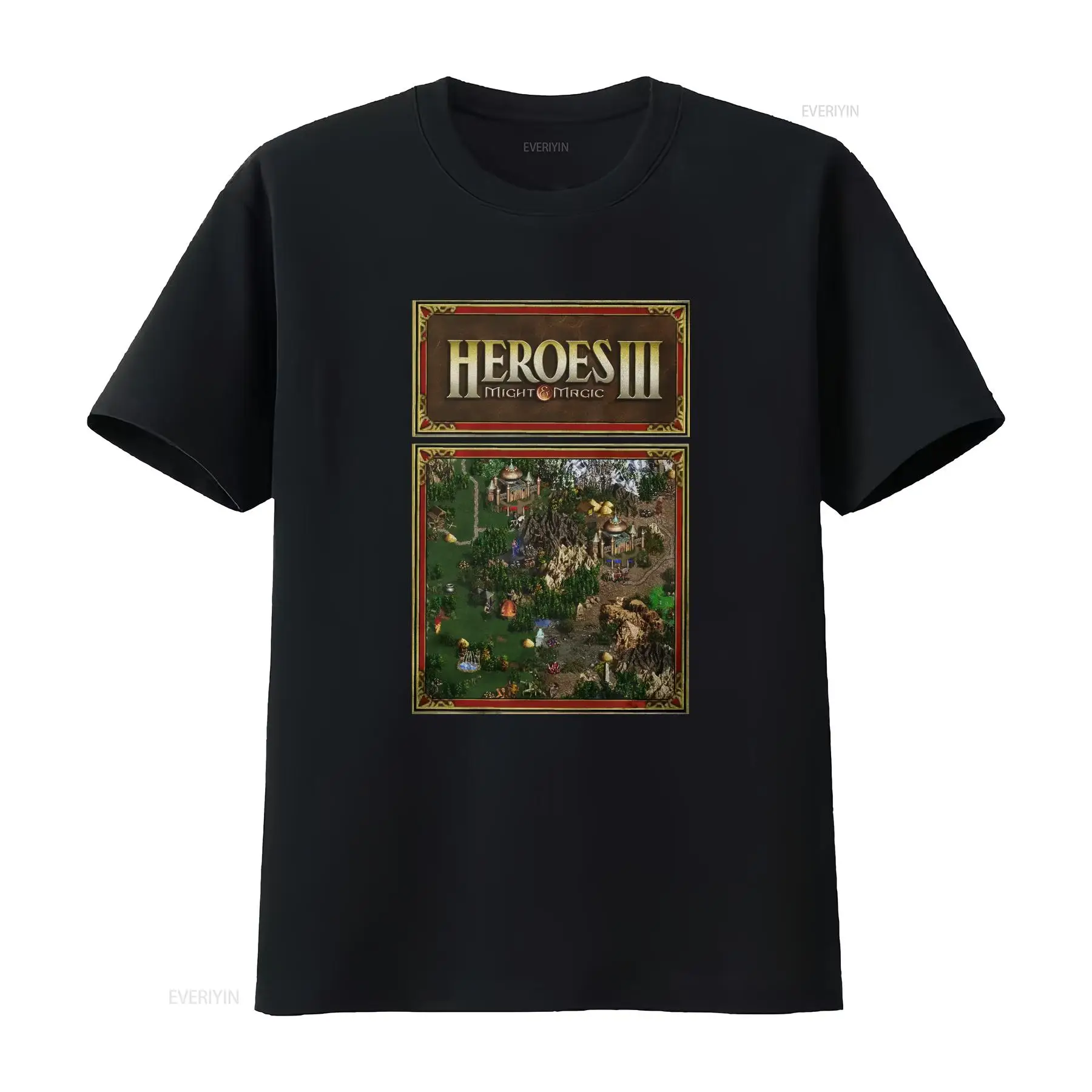 Retro Gaming Gamestop - เสื้อยืด Heroes Map of Might And
