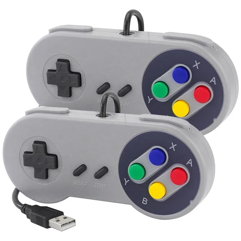 Retro Gaming Raspberry Pi 5 - USB Gamepad Retro Gaming จอยสติ๊กคอนโทรลเลอร์แบบมีสายสําหรับ Linux