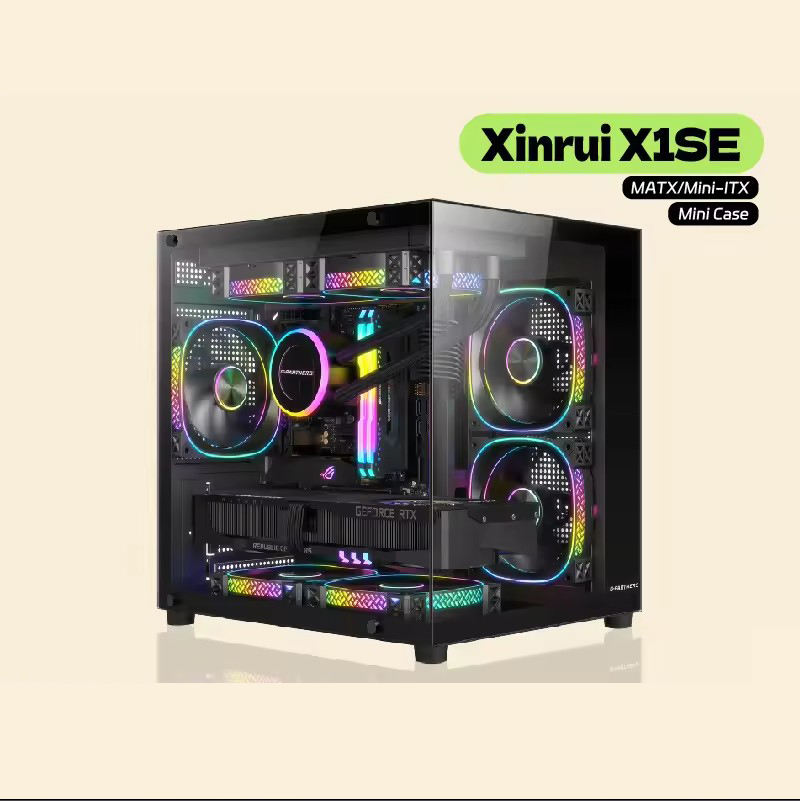 Retro Gaming Pc Case - เคสคอมพิวเตอร์ G-PARTNERS Xinrui X1SE MATX Mini-ITX