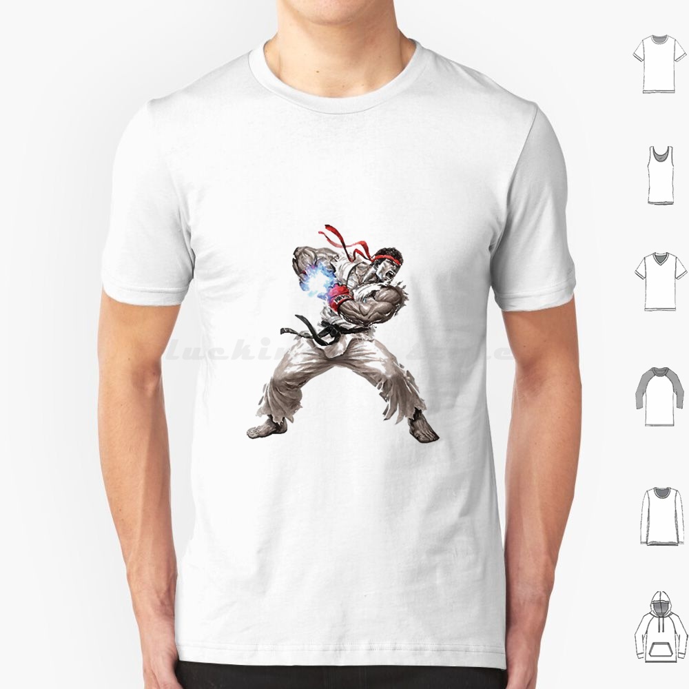Retro Gaming Gamestop - เสื้อยืด Ryu ผ้าฝ้าย สำหรับผู้ชายและผู้หญิง พิมพ์ลาย Ryu