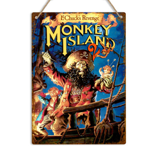 MONKEY ISLAND 2 ป้ายโลหะติดผนั - Retro Gaming Island บทวิจารณ์และราคา