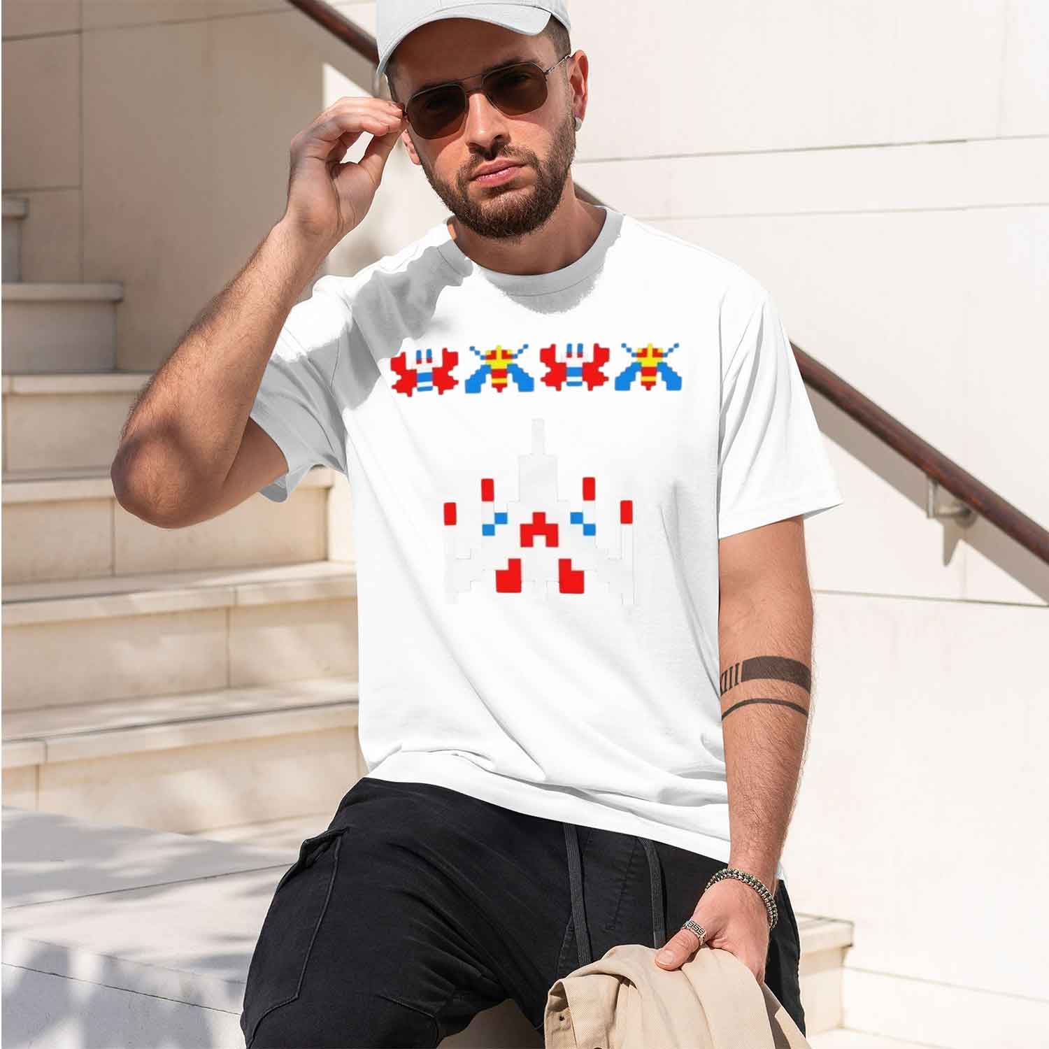 เสื้อยืดวินเทจสไตล์ฮาราจูกุ ลา - Retro Gaming Gamestop บทวิจารณ์และราคา
