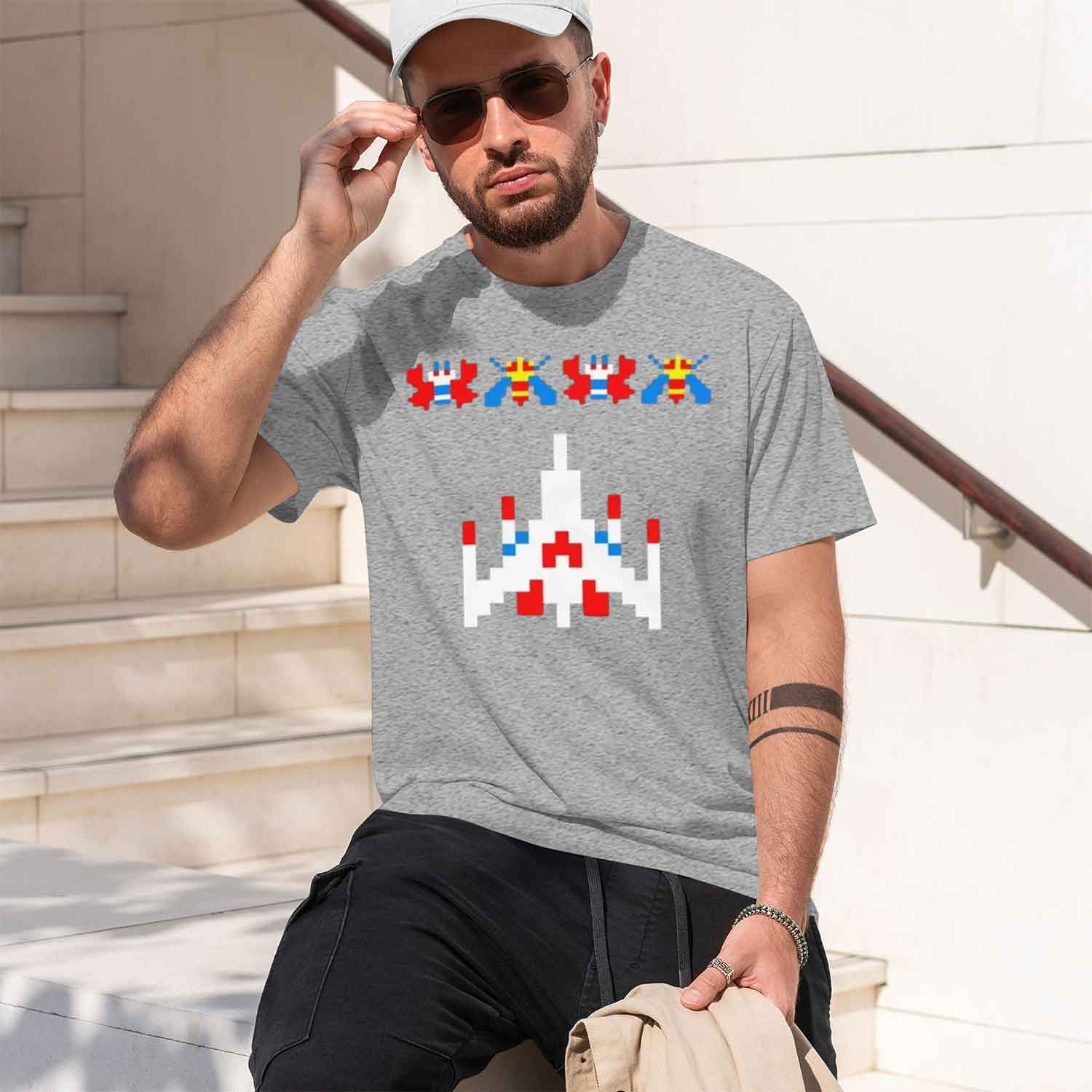 เสื้อยืดวินเทจสไตล์ฮาราจูกุ ลา - Retro Gaming Gamestop บทวิจารณ์และราคา