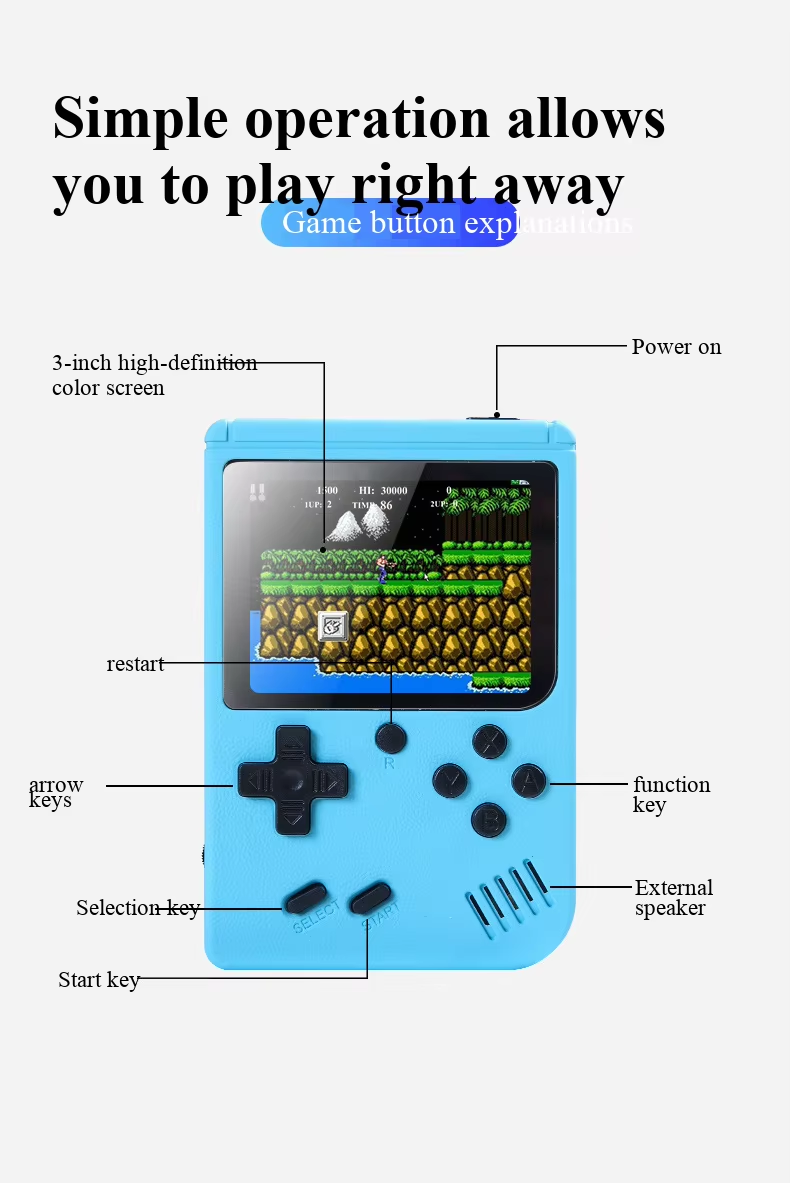 เครื่องเล่นเกมพกพา 400 in 1 มิ - Retro Gaming Mobile บทวิจารณ์และราคา