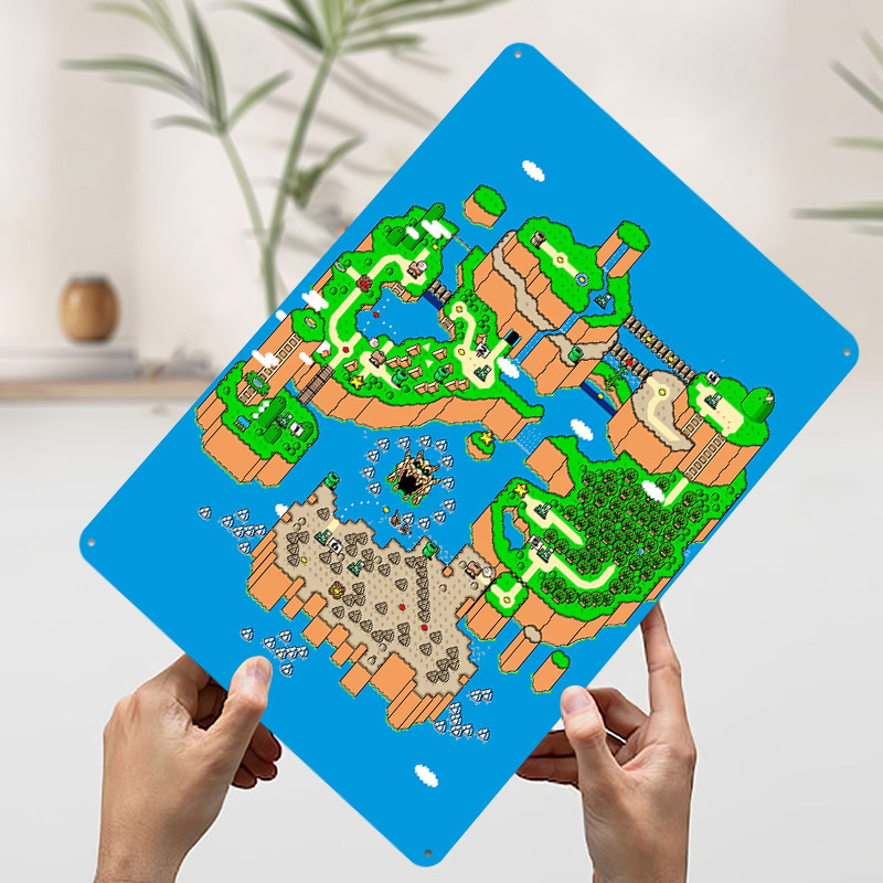 โปสเตอร์โลหะลายไดโนเสาร์ งานศิ - Retro Gaming Island บทวิจารณ์และราคา