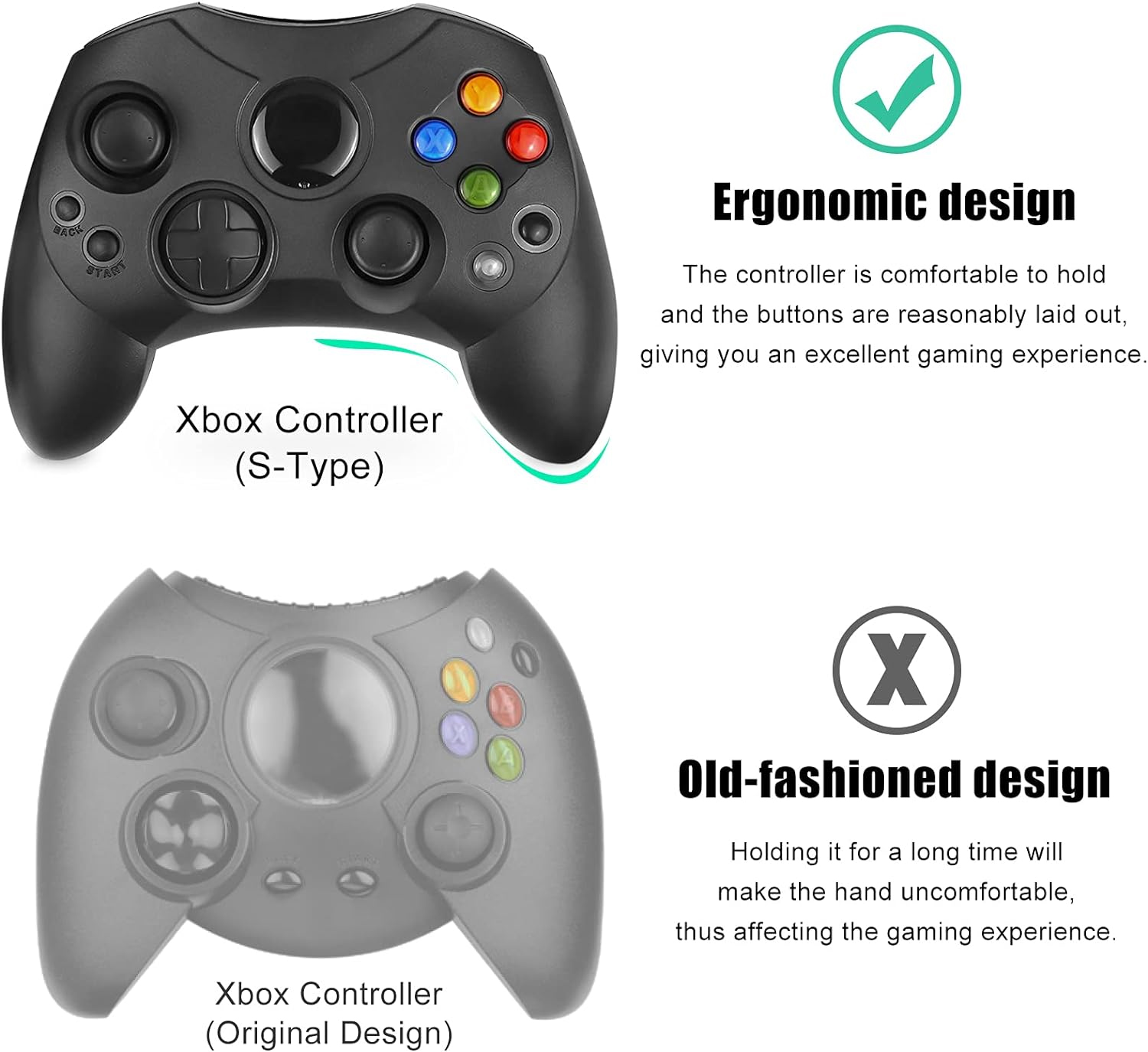 คอนโทรลเลอร์ Xbox S-Type ดั้งเ - Retro Gaming Xbox One บทวิจารณ์และราคา