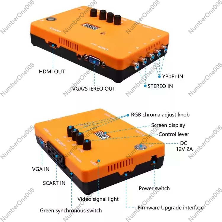 ตัวแปลงวิดีโอ RGBS ความละเอียด - Retro Gaming Hdmi บทวิจารณ์และราคา