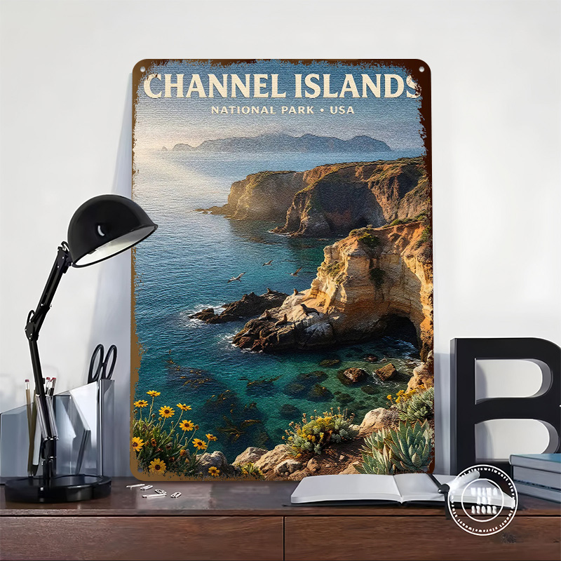 โปสเตอร์โลหะอุทยานแห่งชาติแชนเ - Retro Gaming Island บทวิจารณ์และราคา