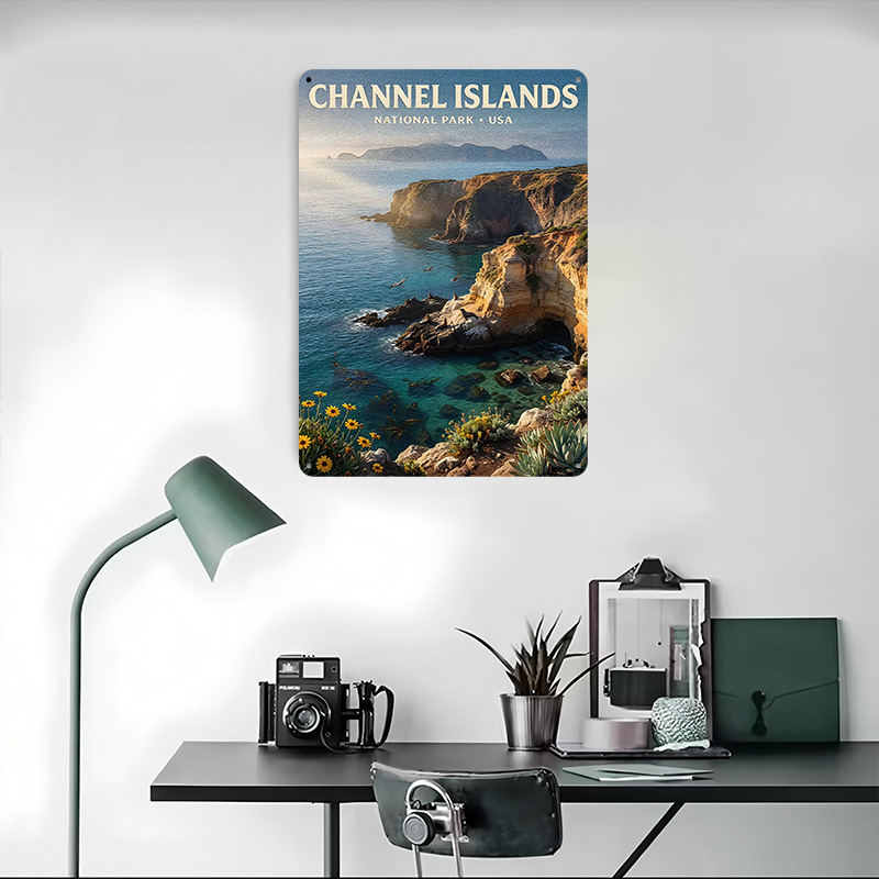 โปสเตอร์โลหะอุทยานแห่งชาติแชนเ - Retro Gaming Island บทวิจารณ์และราคา