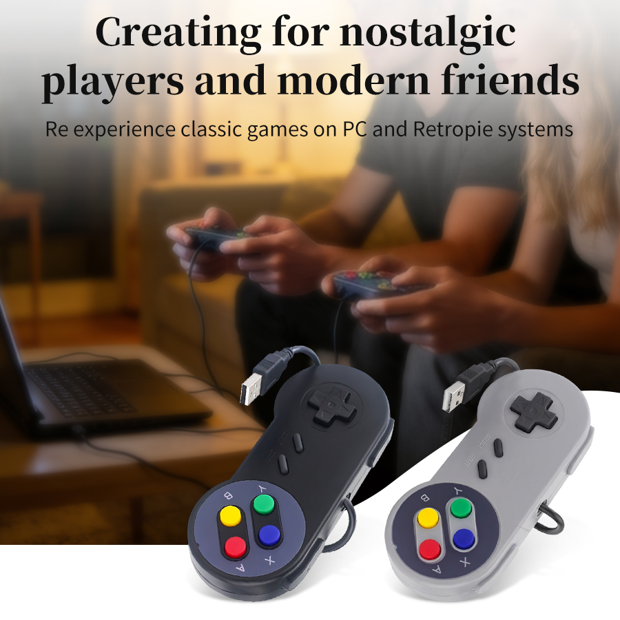 จอยสติ๊กเกม USB สำหรับเล่นเกมย - Retro Gaming Raspberry Pi 5 บทวิจารณ์และราคา