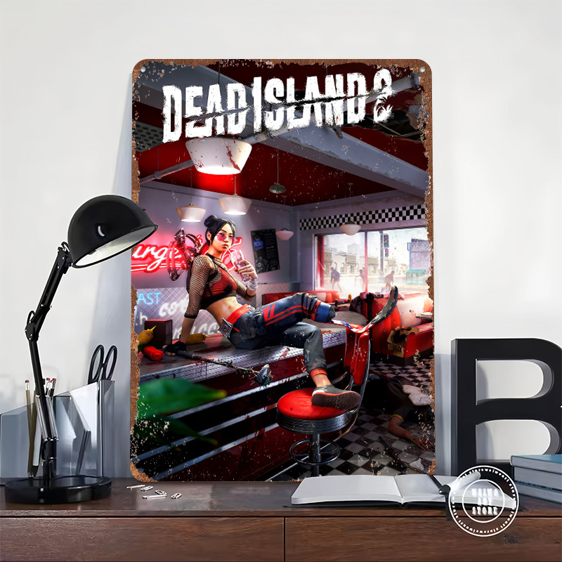 โปสเตอร์พิมพ์ลายเกม Dead Islan - Retro Gaming Island บทวิจารณ์และราคา