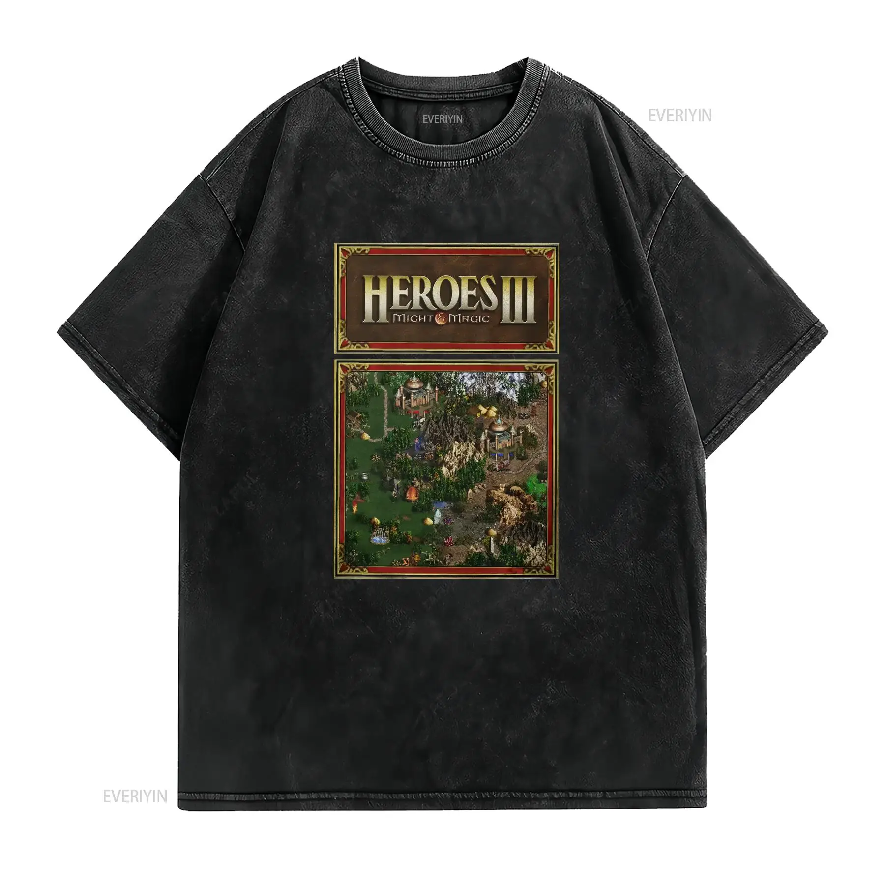 เสื้อยืด Heroes Map of Might A - Retro Gaming Gamestop บทวิจารณ์และราคา