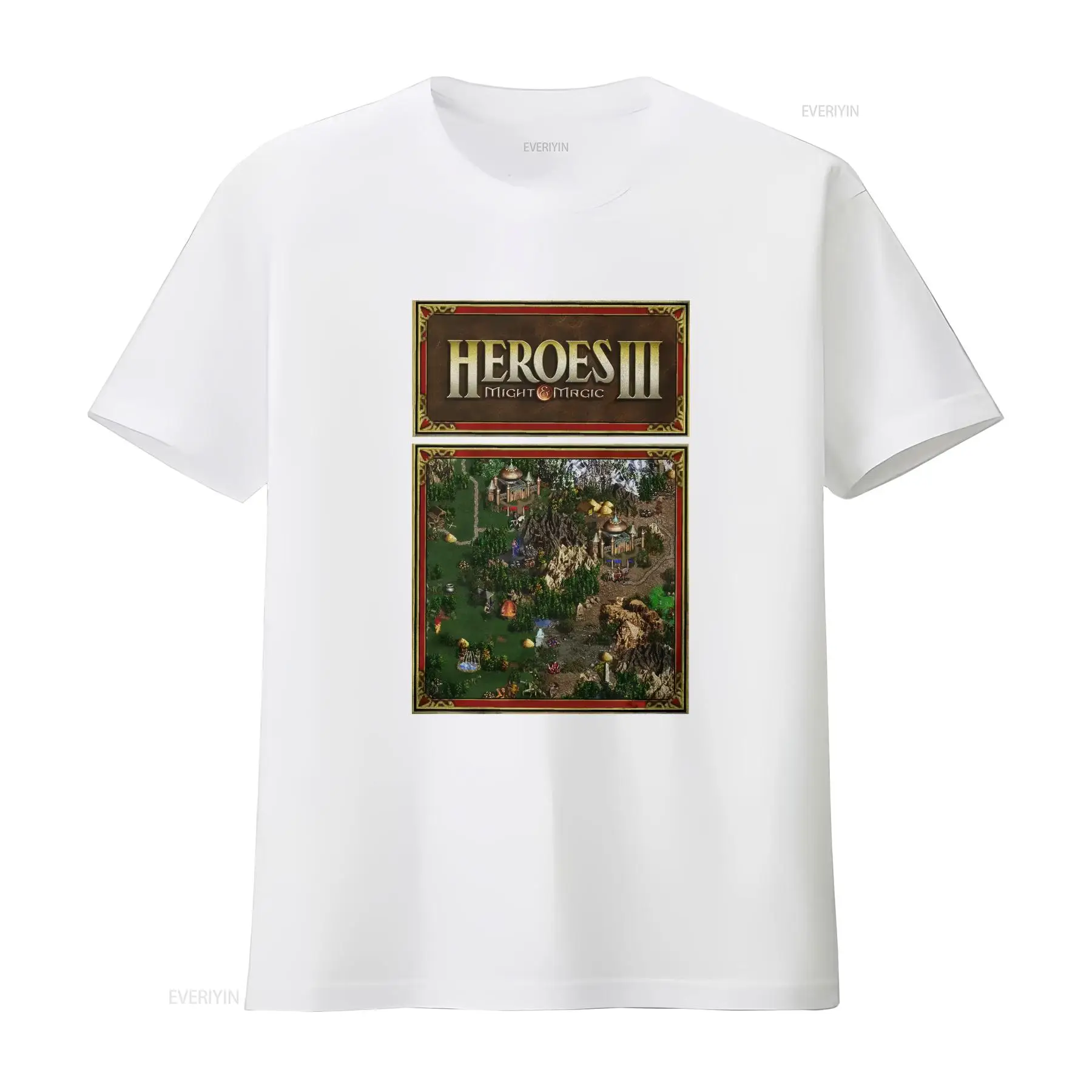 เสื้อยืด Heroes Map of Might A - Retro Gaming Gamestop บทวิจารณ์และราคา