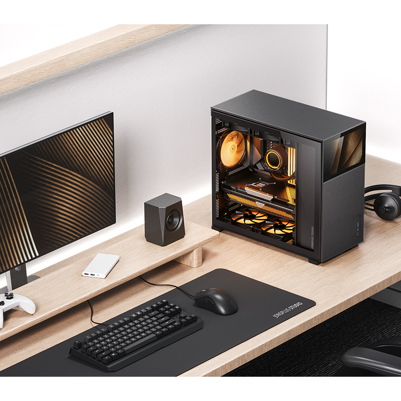 Jonsbo Pinecone D41 กรณีตาข่าย - Retro Gaming Pc Case บทวิจารณ์และราคา