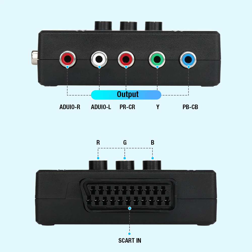 RGBS VGA TO YPBPR ตัวแปลงสัญญา - Retro Gaming Nostalgia บทวิจารณ์และราคา